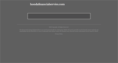 Desktop Screenshot of hondafinancialservies.com